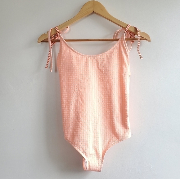 New Aerie Gingham & Striped One Piece Swimsuit Size XS - Picture 6 of 11